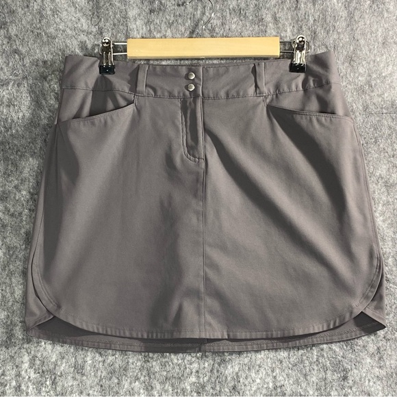 Adidas Womens Slate Gray Lightweight Stretch Fabric Performance Skort‎ Size 6 - Picture 1 of 15
